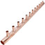 1-1/2" Male Sweat Copper Manifold w/ 3/4" Sweat Loops (12 Outlets)