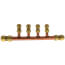 3/4" Push-Fit x Open Copper Manifold w/ 1/2" Push-Fit Outlets (4 Outlets)