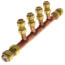 3/4" Push-Fit x Open Copper Manifold w/ 1/2" Push-Fit Outlets (4 Outlets)