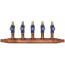 3/4" PEX Crimp Copper Manifold w/ 1/2" PEX Crimp Ball Valves, Lead Free (5 Outlets)