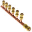 3/4" Push-Fit x Closed Copper Manifold w/ 1/2" Push-Fit Outlets (6 Outlets)