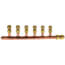 3/4" Push-Fit x Closed Copper Manifold w/ 1/2" Push-Fit Outlets (6 Outlets)