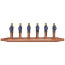 3/4" PEX Crimp Copper Manifold w/ 1/2" PEX Crimp Ball Valves, Lead Free (6 Outlets)