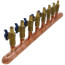 1" Female Sweat x Spin Closed (Right) Copper Manifold, 1/2" PEX Crimp Ball Valves, Lead Free (8 Outlets)