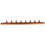 1" PEX Crimp × PEX Crimp Copper Manifold, w/ 1/2" PEX Crimp Outlets (8 Outlets)
