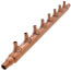 3/4" PEX Crimp Copper Manifold w/ 1/2" PEX Crimp Outlets (8 outlets)