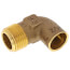 1/2" C x M Cast Brass 90-Degree Elbow (Lead Free)