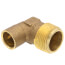 1/2" X 3/4" C x M Cast Brass 90-Degree Elbow (Lead Free)
