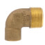 1/2" X 3/4" C x M Cast Brass 90-Degree Elbow (Lead Free)