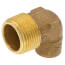 1/2" X 3/4" C x M Cast Brass 90-Degree Elbow (Lead Free)