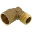 3/4” X 1/2" C x M Cast Brass 90-Degree Elbow (Lead Free)