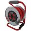 4 Outlet Cable Management Retractable Extension Cord Reel, 12 AWG SJTW Cable (50 Ft. Cord)