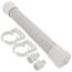2" Clear Tube Condensate Neutralizer w/ Media Filled Sack, PVC Adapters, & Snap-In Brackets (300,000 BTU/hr)