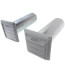 COM4P Plastic Supply & Exhaust Hood Combination (Pair), 4" Duct