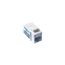 8 Conductor RJ45 Telephone Jack Category 5e (White)