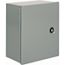 10" Wide, 12" High, 6" Deep, Steel Electrical Enclosure, Nema 1