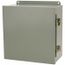 12" Wide, 12" High, 6" Deep, Hinged Cover, Steel Electrical Enclosure, Nema 12 & 13