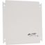 10" OAW X 10" OAH Powder Coat Finish Electrical Enclosure, Nonperforated Panel