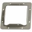 4" Wide X 4" High, Rectangular Raceway Flange (Gray)