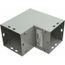 4" Wide X 4" High, Raceway 90° Elbow End, Combo Opening (Gray)