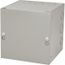 6" Wide, 6" High, 6" Deep, Steel Junction Box Enclosure, Nema 1