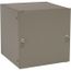 6" Wide, 6" High, 6" Deep, Steel Junction Box Enclosure, Nema 1, No Knockout