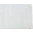 6-7/8" OAW X 8-7/8" OAH Powder Coat Finish Electrical Enclosure Perforated Panel