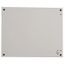 13" OAW X 13" OAH Powder Coat Finish Electrical Enclosure, Nonperforated Panel
