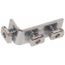 3 Hole 4.12" H X 4.12" L X 1.62" 90° Pre-Assembled Corner Angle, Electro Plated (Steel)