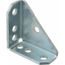 90° 4" H X 4" L X 1.78" Universal Shelf Bracket, Zinc Plated (Steel)