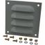 Steel Electrical Enclosure Pole Mount Kit, Louver Plate Size 4.75"