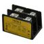 2 Poles, 4 Load Connections, 175 Amp, 8-2/0 AWG (Al), 14-2/0 AWG (Cu) Primary, 4-14 AWG (Cu), 4-8 AWG (Al) Secondary, Thermoplastic Power Distribution Block 600 Volts AC/DC, 1 Primary Connection, 3.58" Long x 3.32" Deep x 4" High