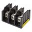 3 Pole Thermoplastic Power Distribution Block (310A, 600VAC/DC, 1 Primary Connection, 6 Load Connections)
