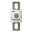 Flush End Fast-Acting Fuse, 300 A, 3-27/32" Overall Length, 1-1/2" Diameter 200 (RMS) & 50 kA at DC