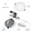 HALO 4" HLB4 Round Smart Wi-Fi Slim Canless RGBW Downlight w/ WiZ Pro Smart Control (Matte White)