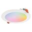 HALO 6" HLB6 Round Smart Wi-Fi Slim Canless RGBW Downlight w/ WiZ Pro Smart Control (Matte White)