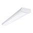 Metalux 4' Narrow Wraparound LED Fixture, Selectable Lumens & CCT 3000/4000/5000K