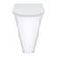 Metalux 4' Narrow Wraparound LED Fixture, Selectable Lumens & CCT 3000/4000/5000K