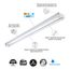 Metalux ST 4' LED 1-Lamp Strip, Non-Dimmable, 1150 Lumens, 4000K, 39W