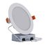 HALO 6" HLB Round Slim Canless LED Downlight, Selectable 5CCT, 2700/3000/3500/4000/5000K, 13.48W (Matte White)