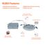 HALO 4" HLB Smooth Lens Canless LED Downlight, 3000K Fixed CCT, 10W, Matte White (24 Pack)