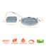 HALO 6" HLB Smooth Lens Canless LED Downlight, 3000K Fixed CCT, 13.5W, Matte White (24 Pack)