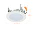 HALO 4" HLBT Slim LED Trim, Selectable CCT, Selectable 5CCT, 2700/3000/3500/4000/5000K, 7.6W (Matte White)