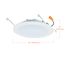 HALO 6" HLBT Round Slim LED Trim, Selectable 5CCT, 2700/3000/3500/4000/5000K, 9.7W (Matte White)