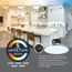 HALO 5/6" LT56 Round Recessed Baffle LED Trim, Selectable 5CCT, 2700/3000/3500/4000/5000K, 8.75W (Matte White)