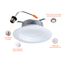 HALO 4" Round Recessed Baffle LTE 3000K LED Retrofit, Matte White (12 Pack)
