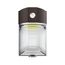 HALO Mini Wall Pack, Dusk-to-Dawn, Selectable CCT, 3000/4000/5000K, 15W (Bronze)