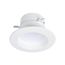 HALO 4" RL Round LED Retrofit, Selectable 5CCT & Dim-To-Warm, 2700/3000/3500/4000/5000K, 11W (Matte White)