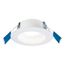 HALO 4" RL Round Canless LED Downlight, Selectable 5CCT & Dim-To-Warm, 2700/3000/3500/4000/5000K, 11.5W (Matte White)