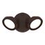 HALO Twin-Head Round Floodlight, 21.6W (Bronze)